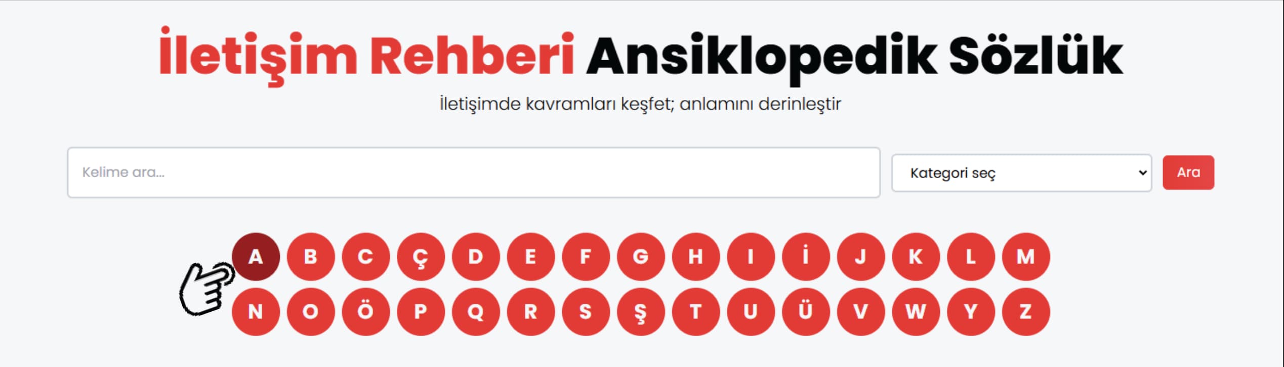 Belirli Harfe Göre Kelime Listesi 1